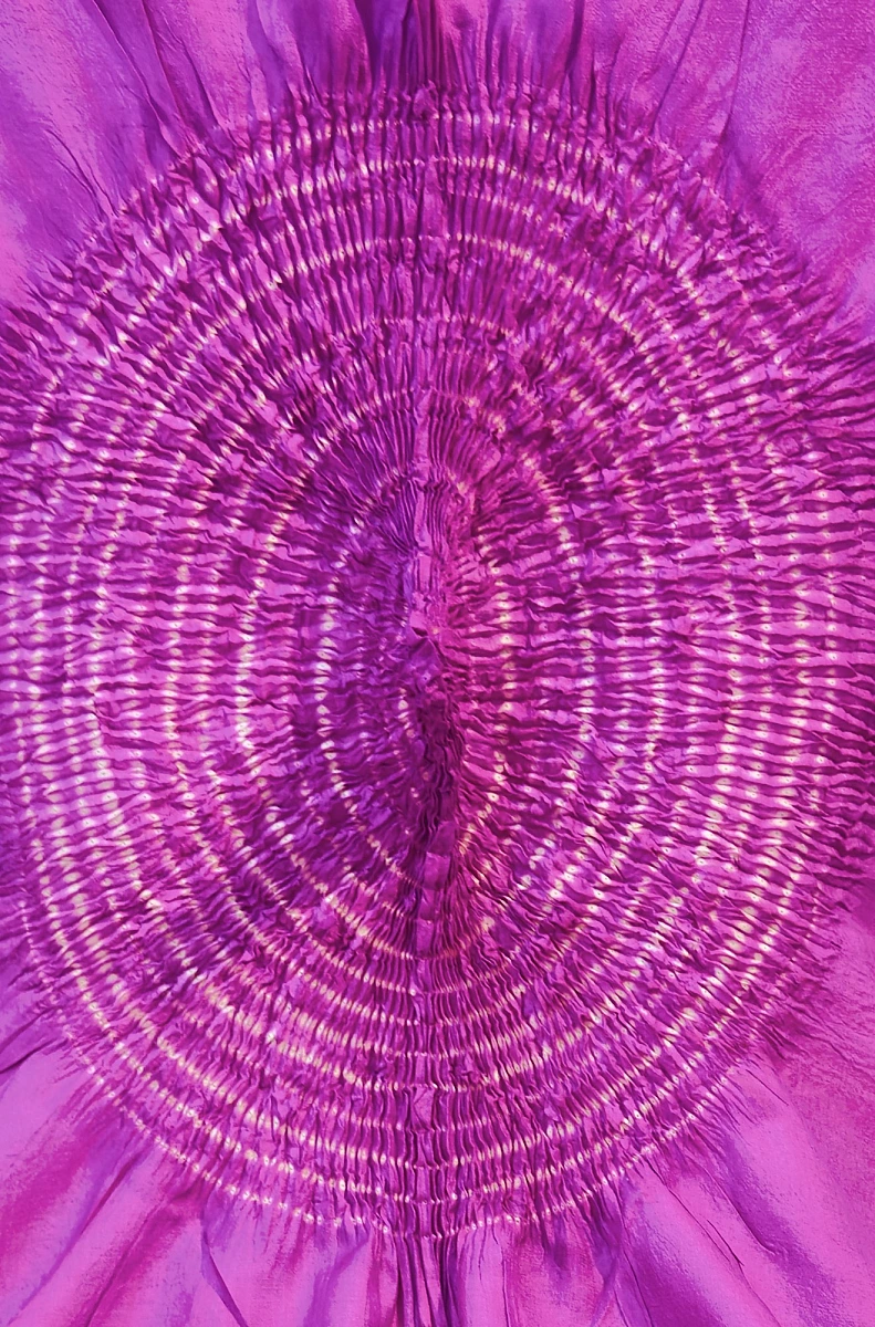 Pure Tusser Silk Shibori Dupatta – Handcrafted Traditional Designer Dupatta - Image 3