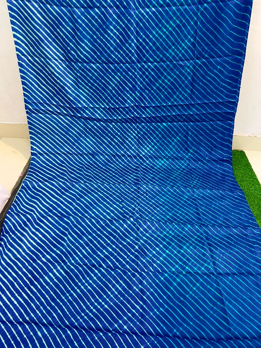 Blue Green Pure Tusser Silk ✨ - Image 3