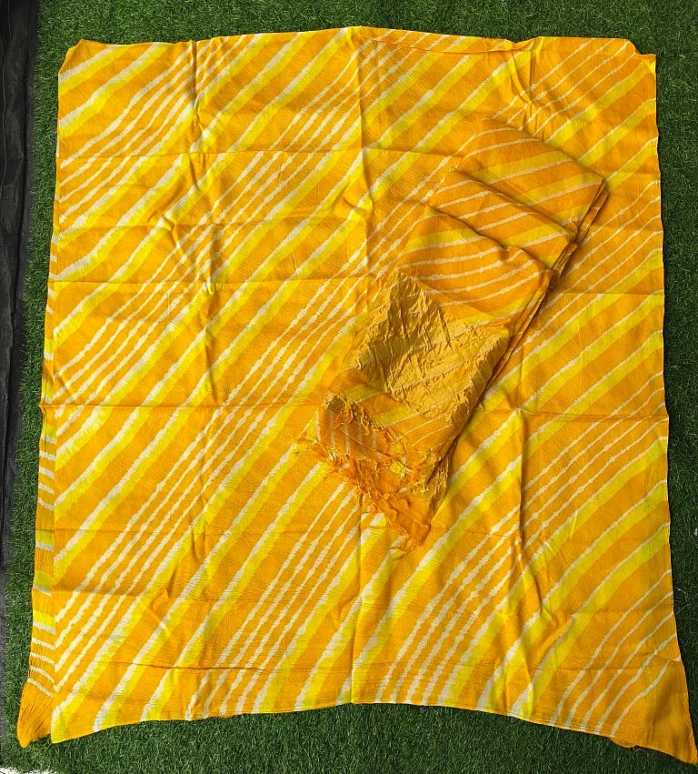 Pure Tusser Silk Suit Kurta and Dupatta - Image 3