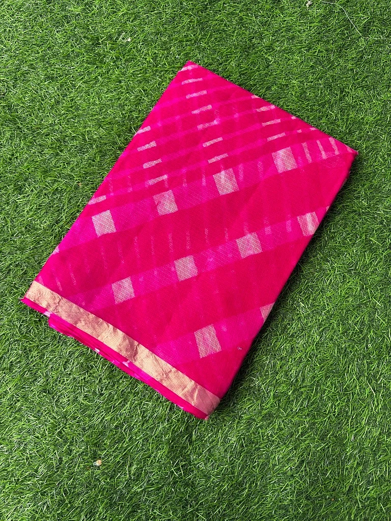 Pure Kota Silk Cheti Dar Leheriya Saree