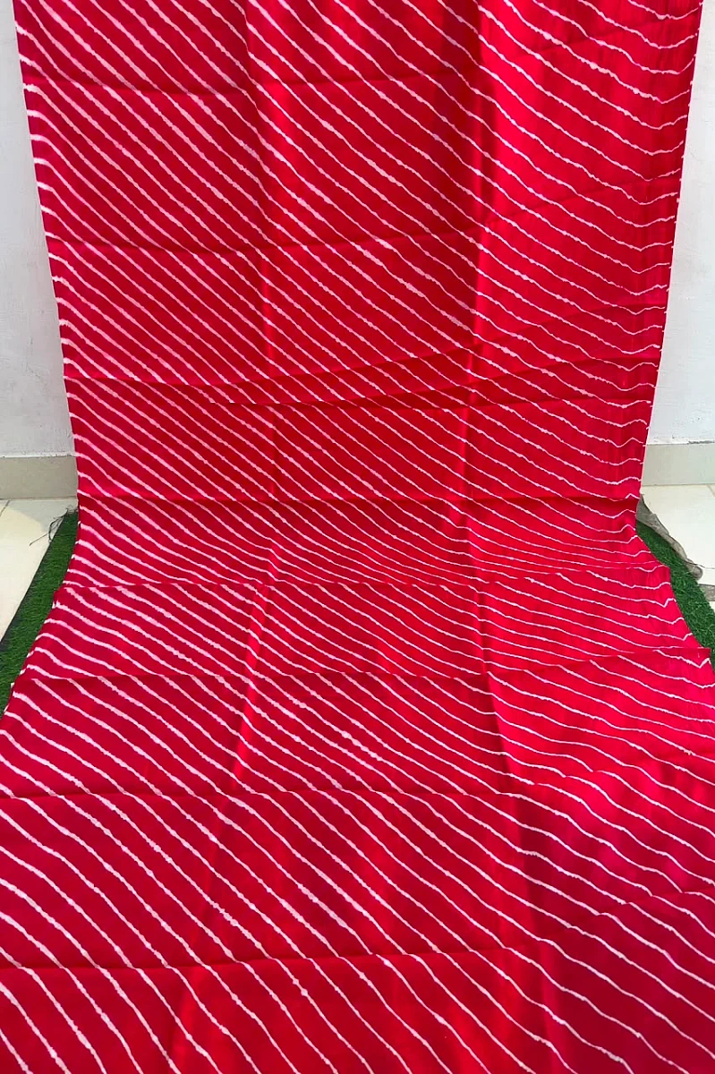 Pink  Leheriya saree - Image 2