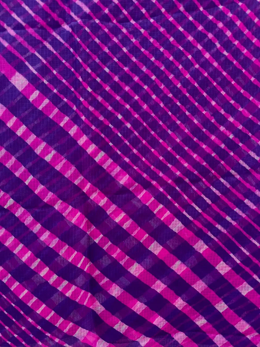 Purple Pure Kota Silk Sarees – Ready Stock Available - Image 3