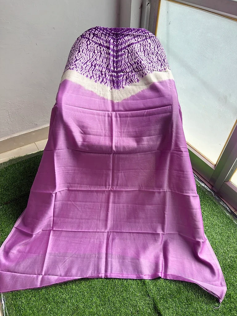 Pure Chanderi Shibori Dress