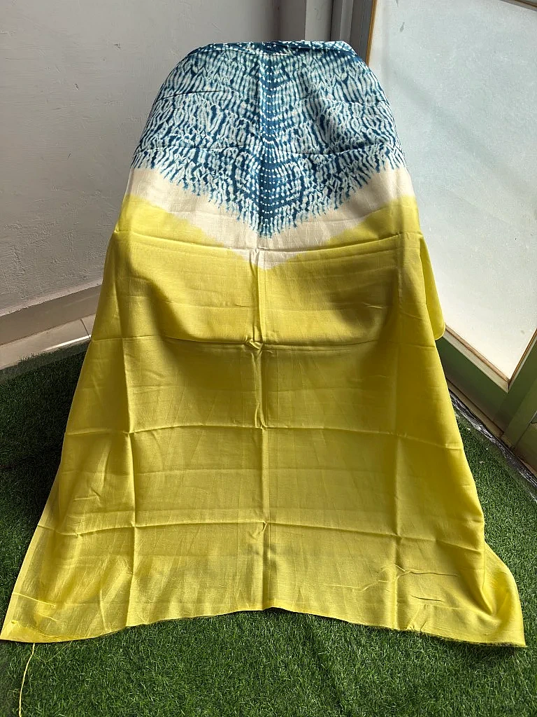 Pure Chanderi Shibori Dress