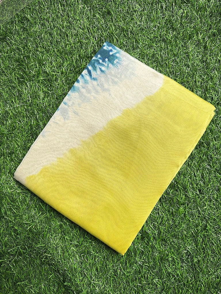 Pure Chanderi Shibori Dress - Image 2