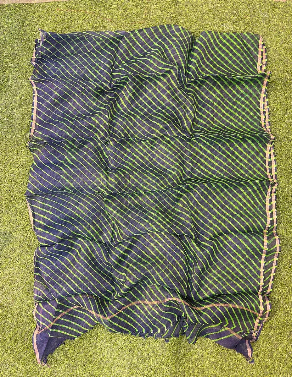 Pure Kora Silk Leheriya  Dupatta