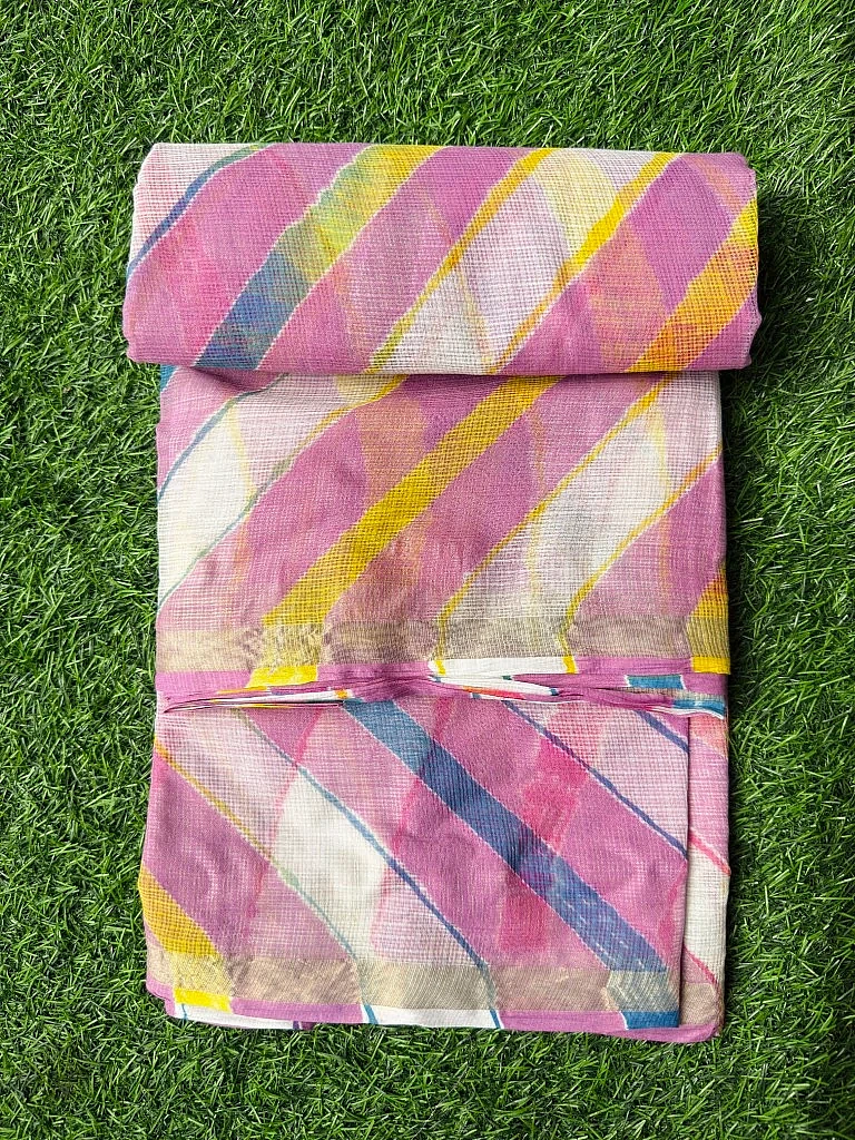 Pure Kota Cotton Saree - Image 2