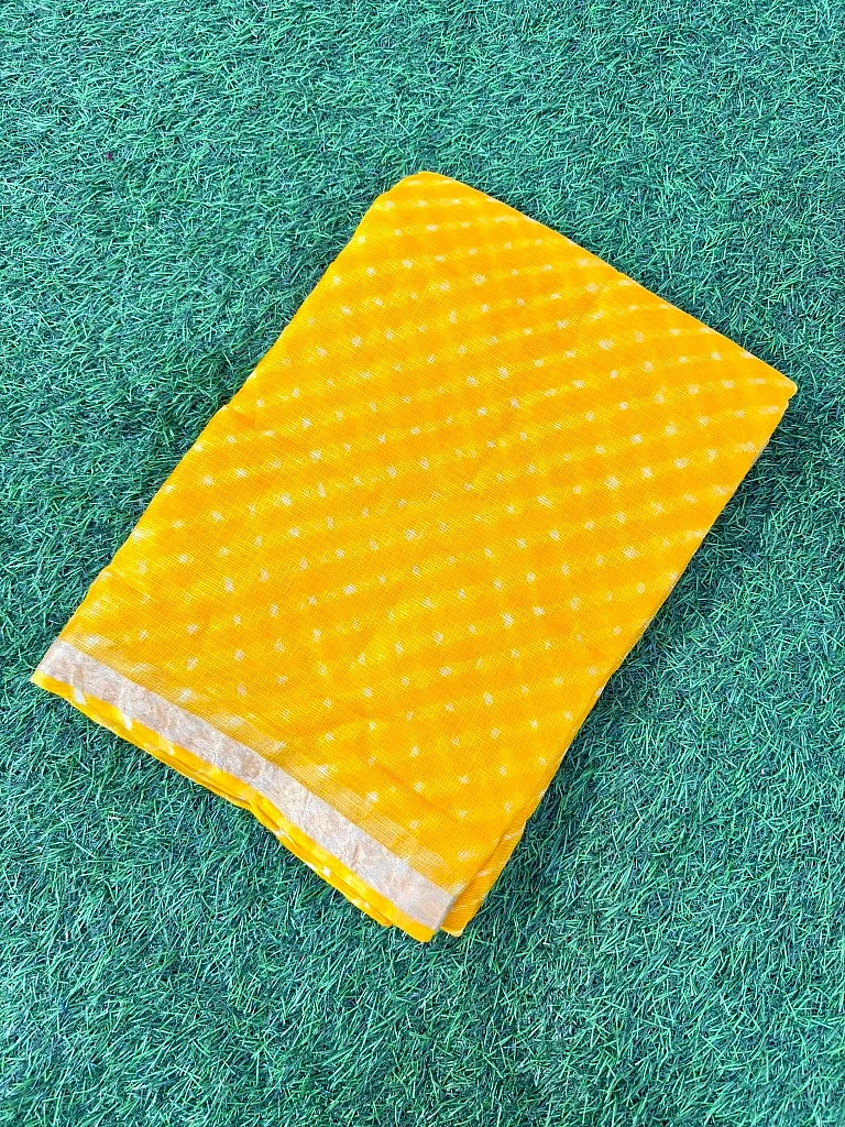 Pure Kota Silk Leheriya Motra Saree