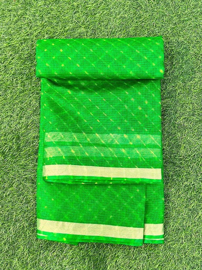 Pure Kota Silk Leheriya Motra Saree - Image 2