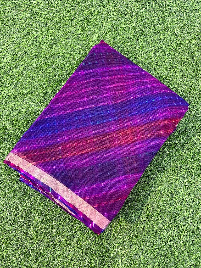 Pure Kota Silk Satrangi Motra Saree
