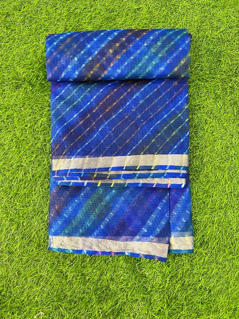 Pure Kota Silk Satrangi Motra Saree - Image 2