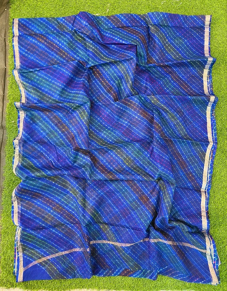 Pure Kota Silk Satrangi Motra Saree - Image 3