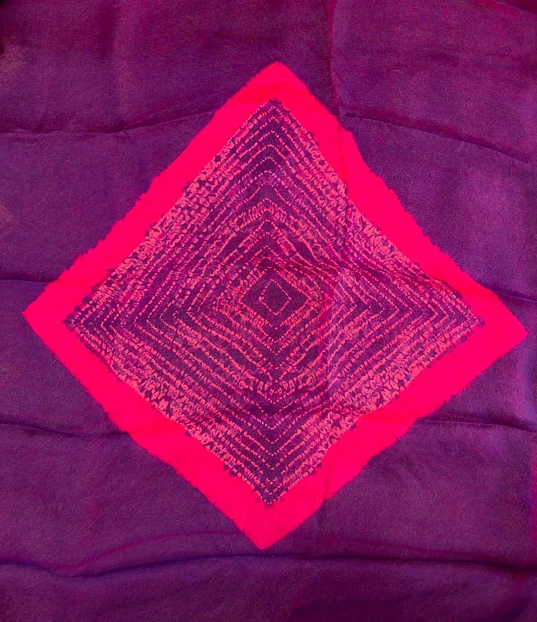 Pure Organza Shibori Saree – New Design ✨ - Image 2