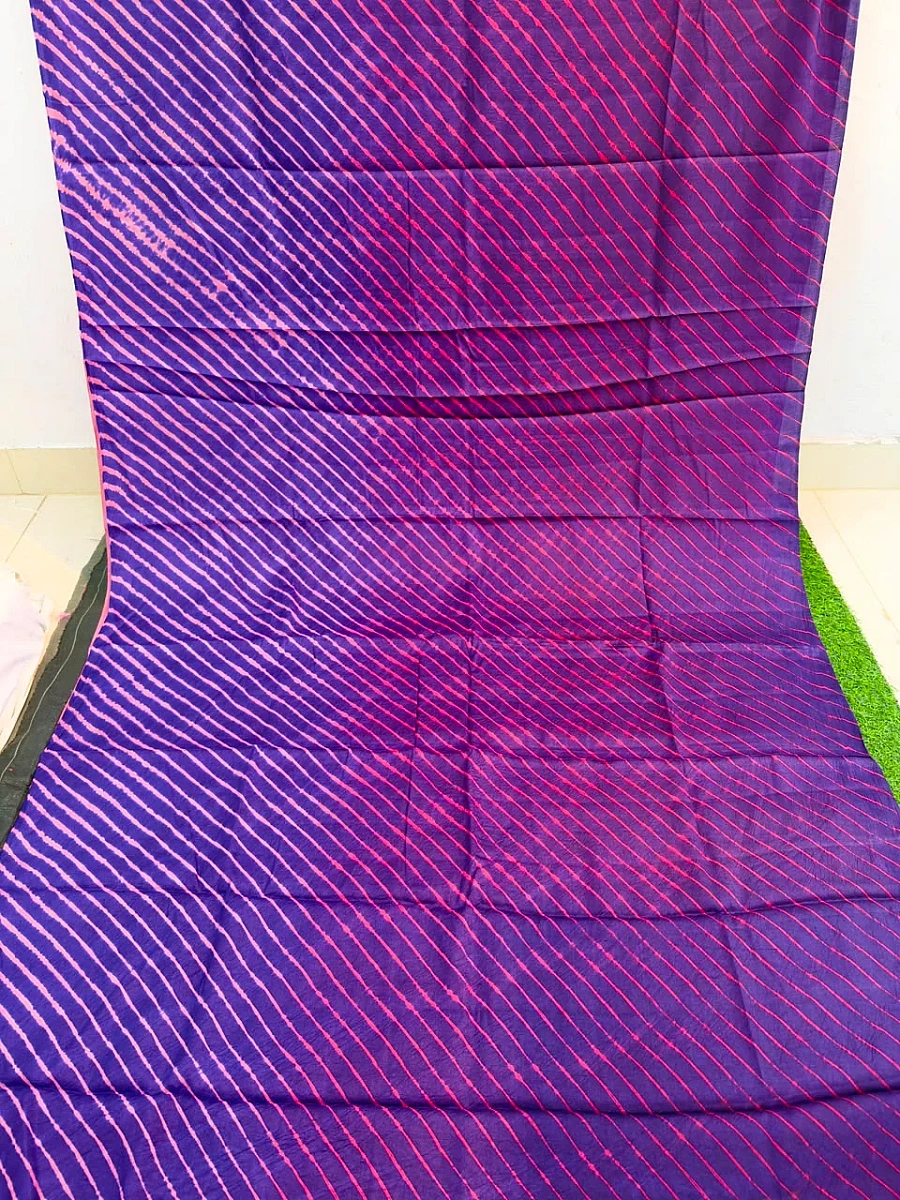 Red Pink Pure Tusser Silk ✨ - Image 3