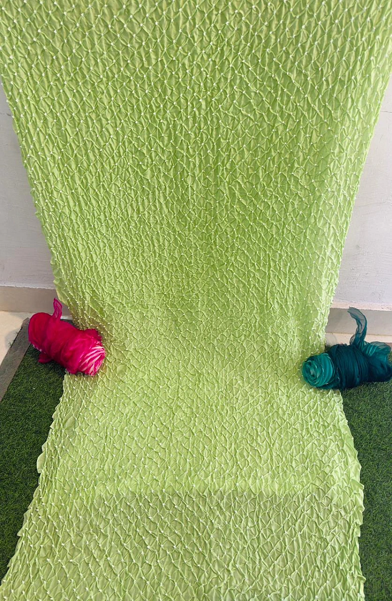 Soft Pastels, Timeless Bandhni ✨ Green