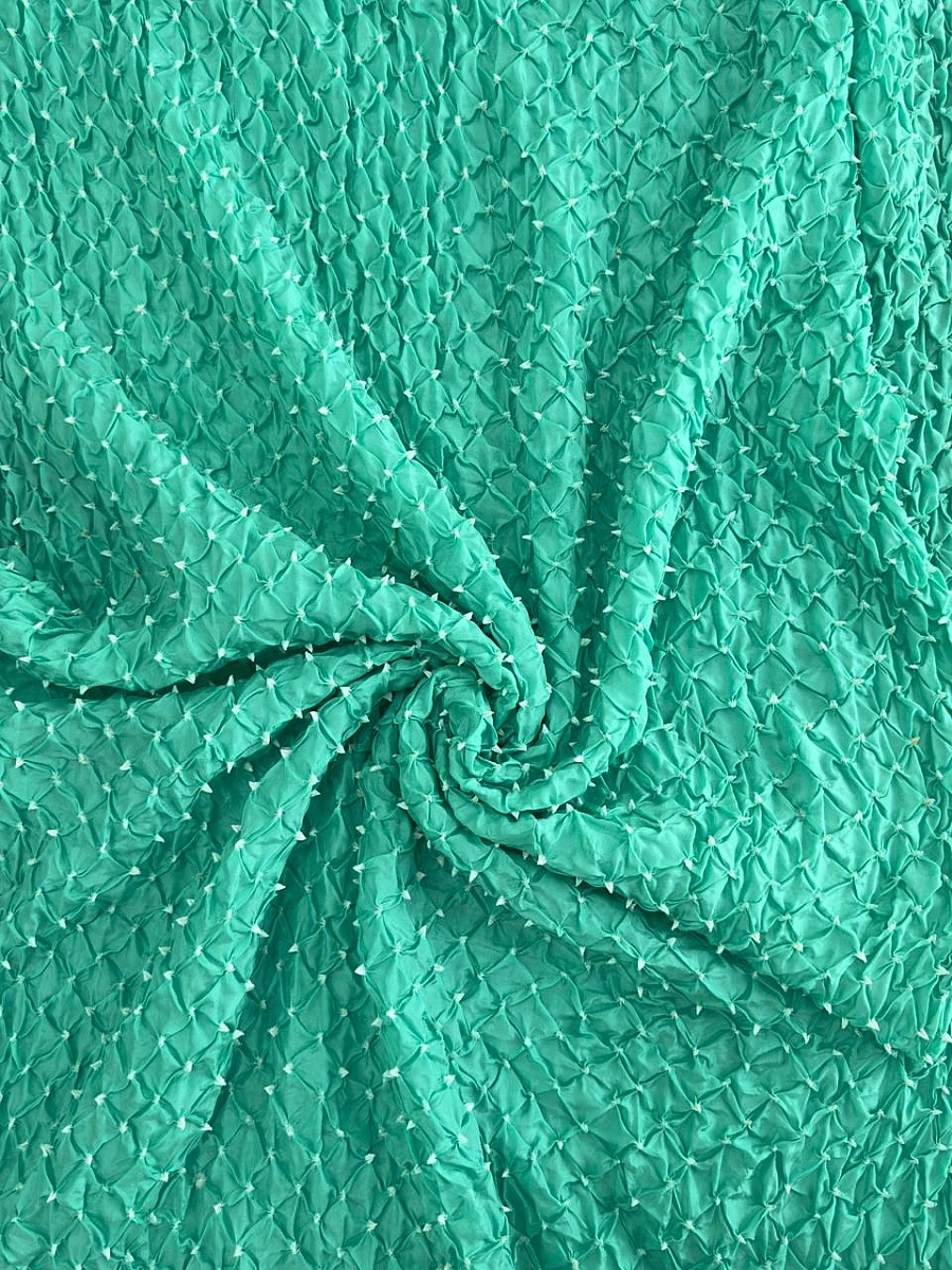 Soft Pastels, Timeless Bandhni ✨ Sea Green - Image 2