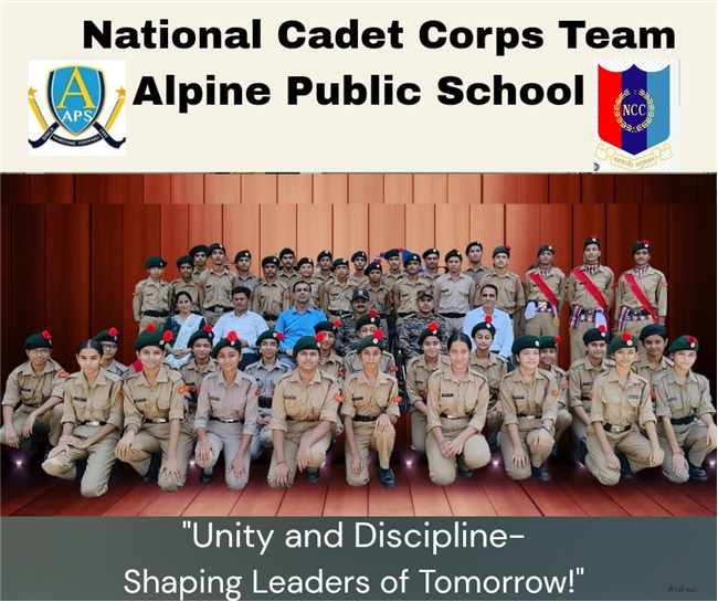 An inspiring day with our NCC Officers – guiding our cadets towards discipline, unity, and leadership!