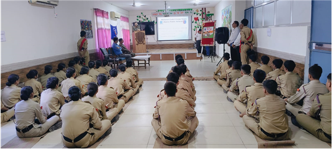 An inspiring day with our NCC Officers – guiding our cadets towards discipline, unity, and leadership!