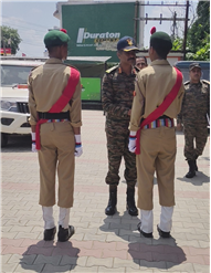 An inspiring day with our NCC Officers – guiding our cadets towards discipline, unity, and leadership!