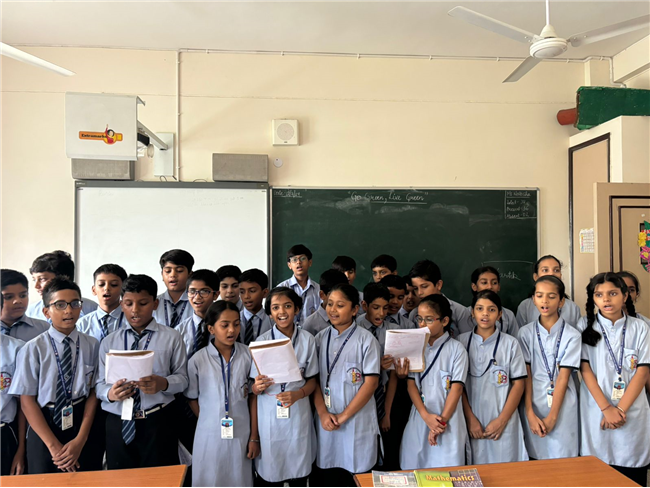 Go Green Week: Day-5 (Song and Rhymes)