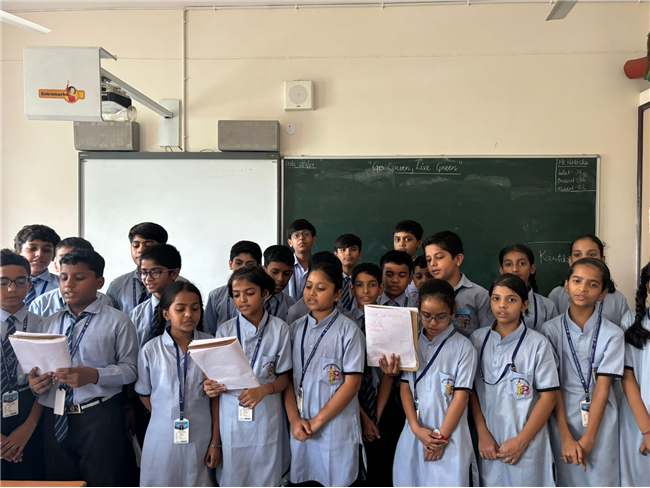 Go Green Week: Day-5 (Song and Rhymes)