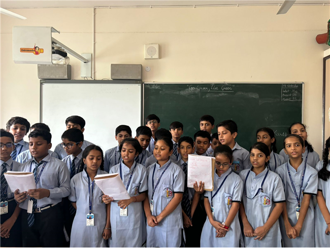 Go Green Week: Day-5 (Song and Rhymes)