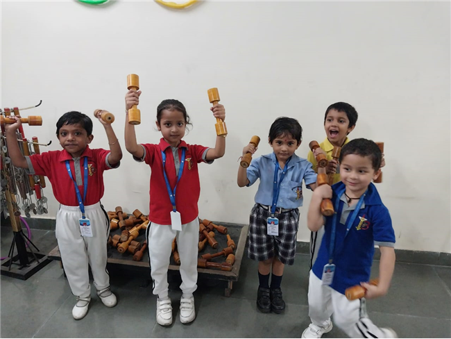 our KG children enjoyed an educational visit