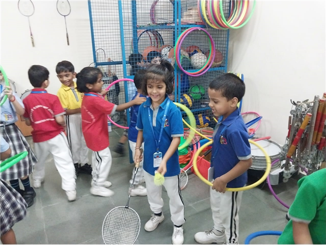 our KG children enjoyed an educational visit