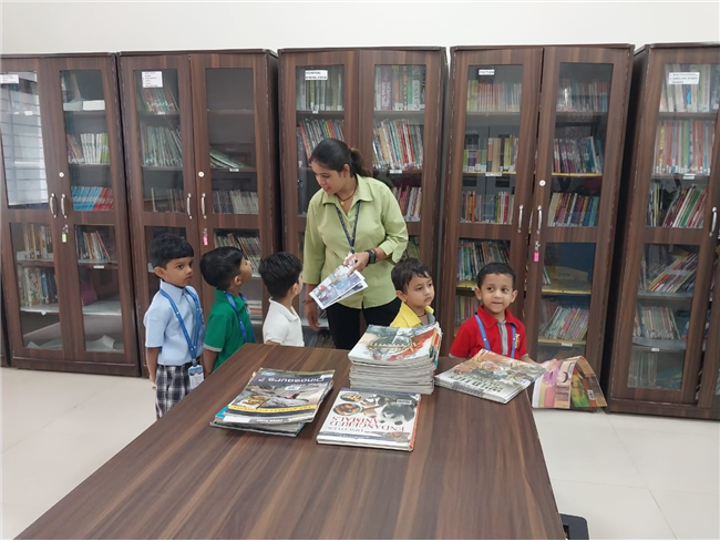our KG children enjoyed an educational visit