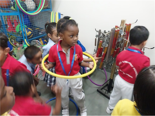 our KG children enjoyed an educational visit