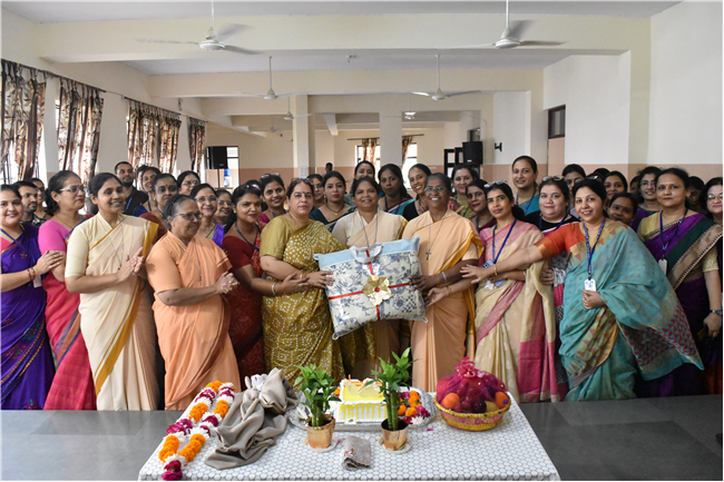 Joyfully celebration Sr. Christine