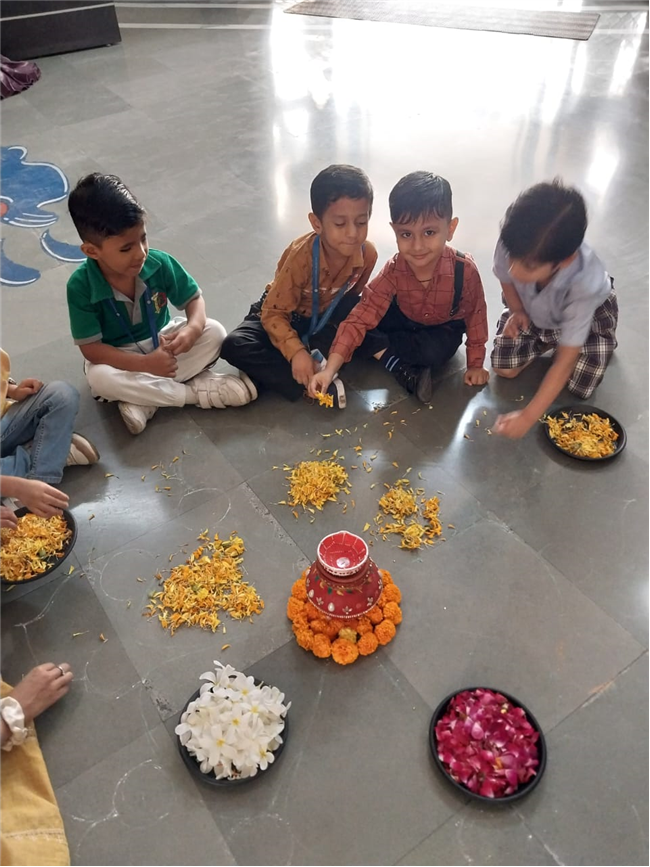 Rangoli Making Activity – KG Section