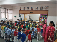 our KG children enjoyed an educational visit