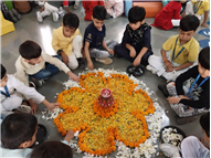 Rangoli Making Activity – KG Section