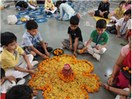 Rangoli Making Activity – KG Section