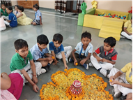 Rangoli Making Activity – KG Section