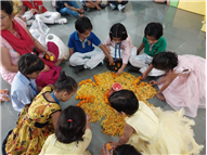 Rangoli Making Activity – KG Section