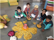 Rangoli Making Activity – KG Section