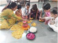 Rangoli Making Activity – KG Section