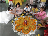 Rangoli Making Activity – KG Section