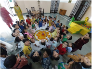Rangoli Making Activity – KG Section