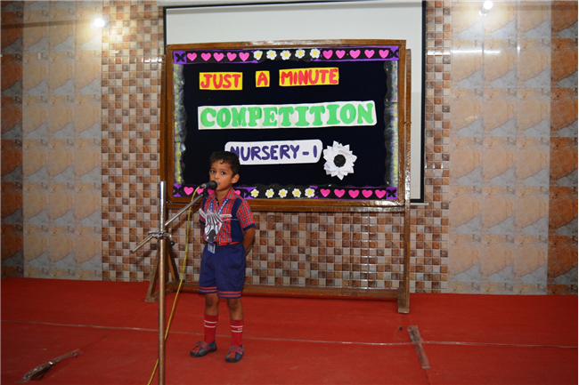 JUST A MINUTE ACTIVITY, NURSERY TO 1 (2025-26)