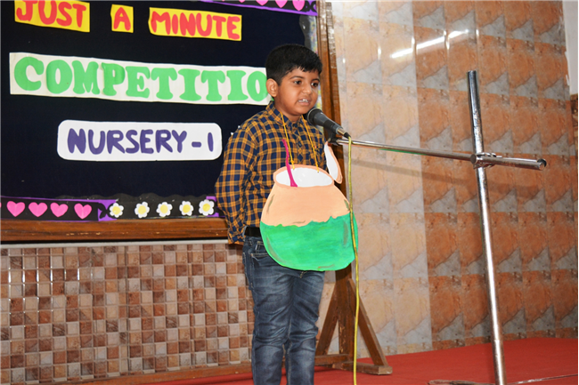 JUST A MINUTE ACTIVITY, NURSERY TO 1 (2025-26)