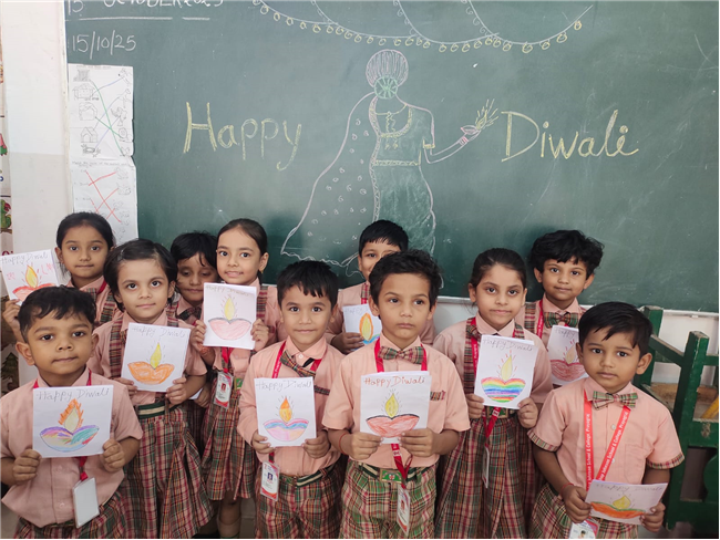 CLASS LKG DIWALI ACTIVITY