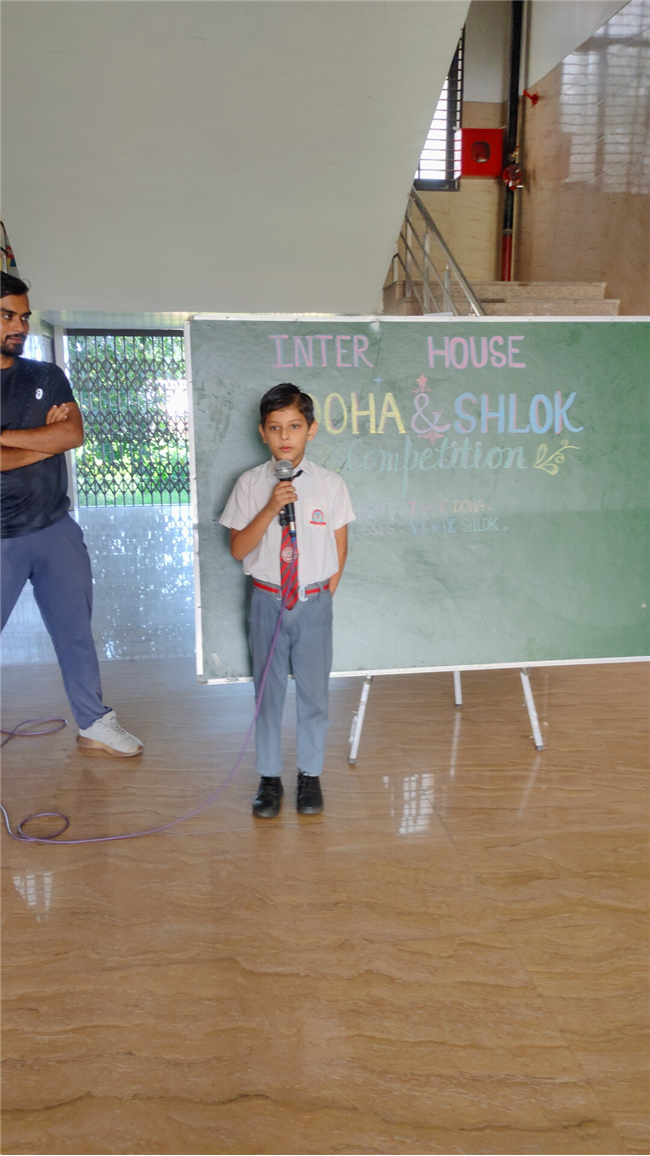 Inter-House Doha and Shlok Competition