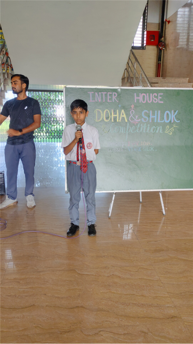 Inter-House Doha and Shlok Competition