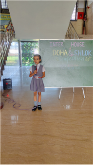 Inter-House Doha and Shlok Competition