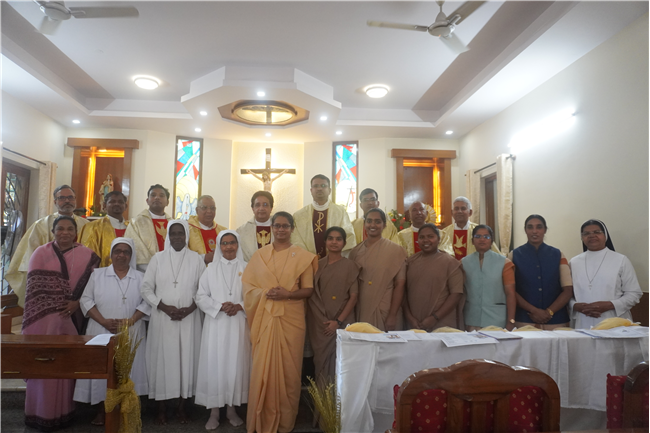 Golden Jubilee of Sr. Bernedette CJ and Silver Jubilee of Sr. Prasanna CJ Celebrated on 2nd February 2025.