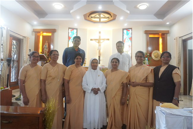 Golden Jubilee of Sr. Bernedette CJ and Silver Jubilee of Sr. Prasanna CJ Celebrated on 2nd February 2025.