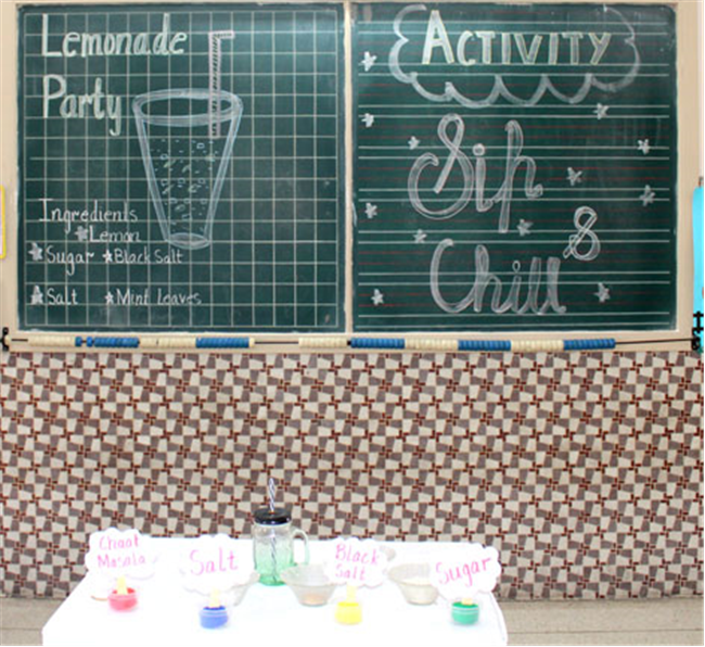 Pre Primary Activity -Sip and Chill